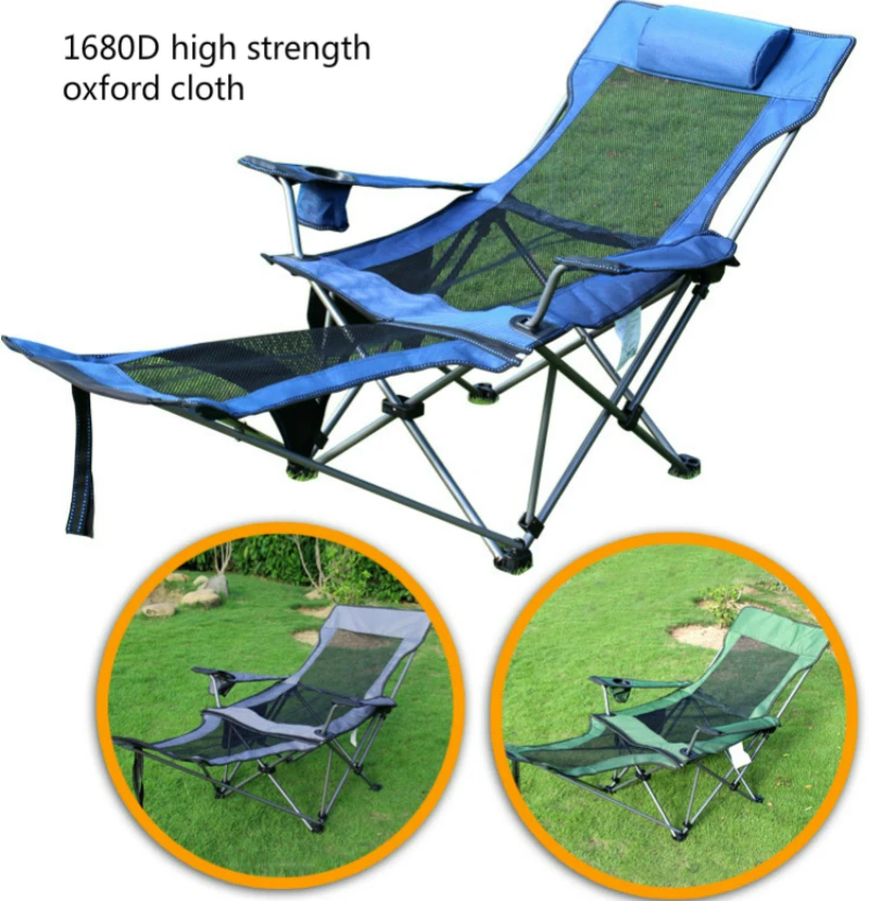 Outdoor Detachable Sitting and Lying Dual Use Folding Chair with Footrest Portable Light Fishing Stool Camping Rest Beach Chair Outdoor Detachable Sitting and Lying Dual Use Folding Chair with Footrest Portable Light Fishing Stool Camping Rest Beach Chair