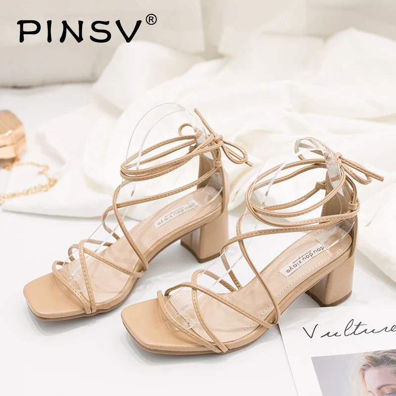 

Rome Gladiator Sandals Women Summer Shoes Woman Open Toe Ladies High Heel sandalias de verano para mujer 2019 PINSV