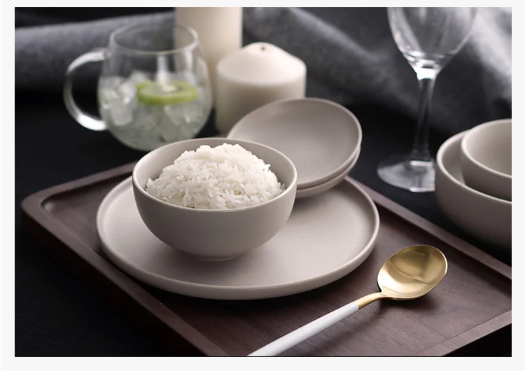Короткая однотонная керамическая фарфоровая чашка для риса Западная еда стейк Тарелка Фруктовый салат большая чаша для торта блюдце вейди приправа блюдо