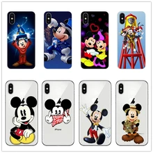Cute Nice Mickey Minnie cartoon silicone TPU phone Case cover for iPhone 5 5s SE 6