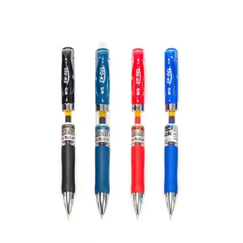 

Chenguang Stationery Gel Pen 0.5 Pressable Pen 12pcs/lot Conference Pen Black Red Blue Pen Student Learning Office Pen K35
