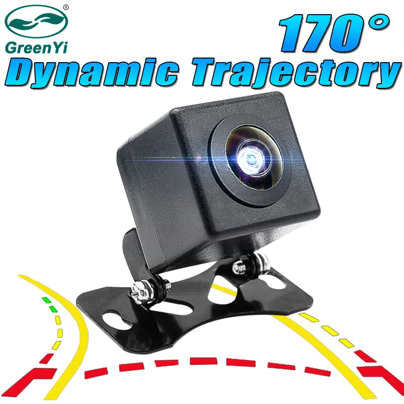 

GreenYi 170 Angle Intelligent Tracks Vehicle Rear View Camera CCD Fish Eyes Night Vision Waterproof IP68 Universal Car Camera
