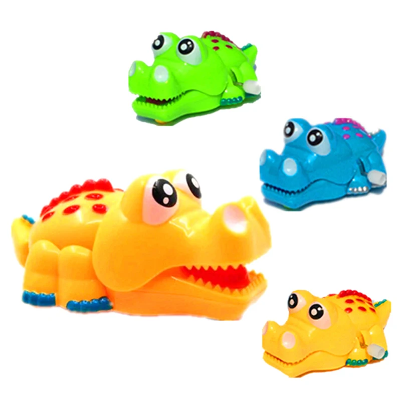Baby Kids Cartoon Alligator Clockwork Crocodile Wind Up Toys Clockwork Funny Toy  Educational Toys Multicolor Animal Bath Toys