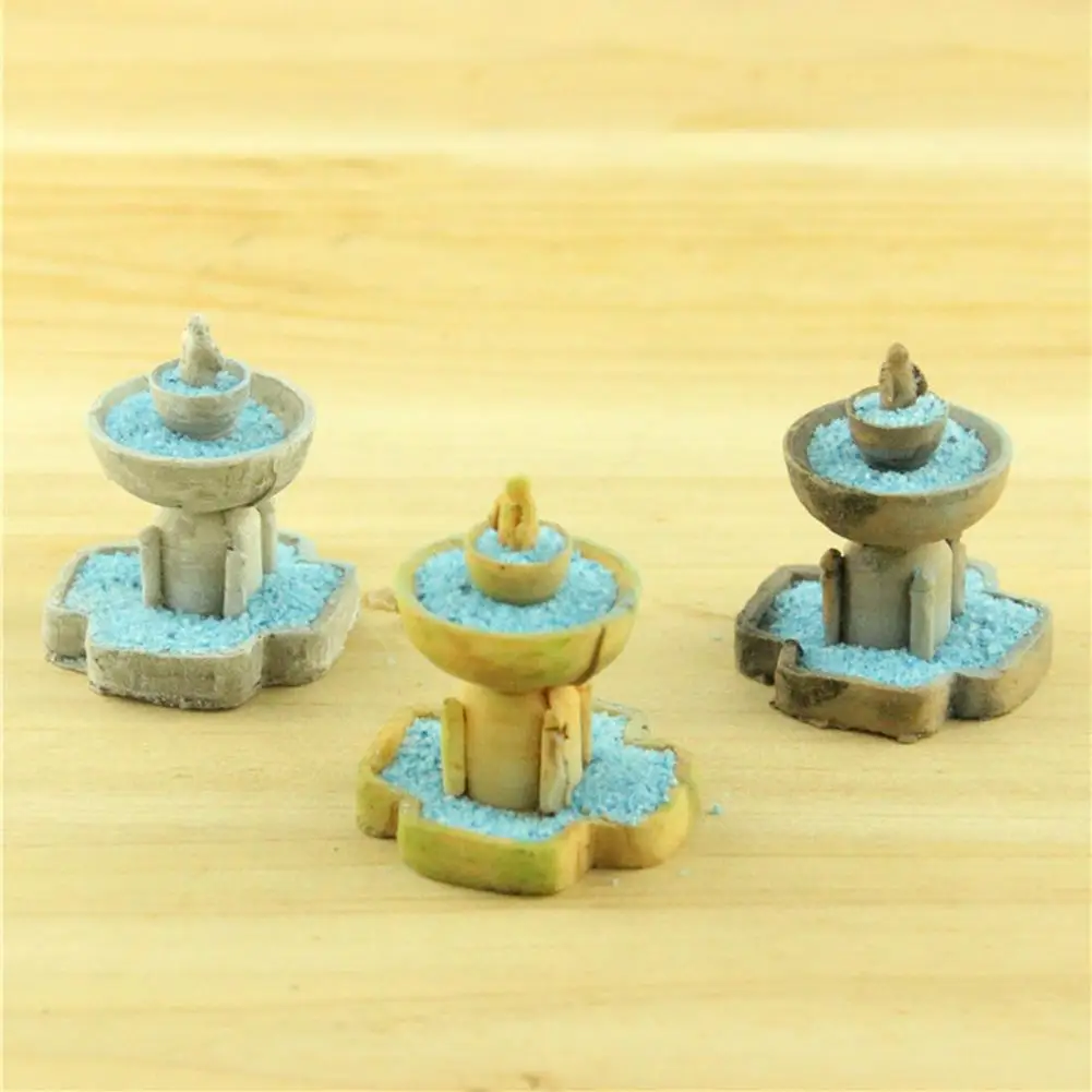3Pcs/Set Resin Fountain Miniature Bonsai Garden Decor Micro Landscaping Ornament 3Pcs/Set Resin Fountain Miniature Bonsai Garden Decor Micro Landscaping Ornament