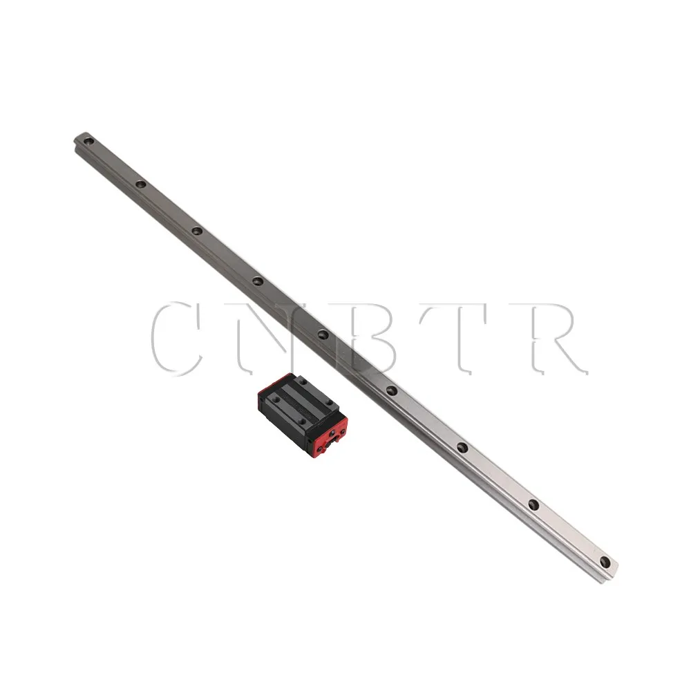 

CNBTR 500mm Length HG15 Linear Rail Guide with 34mm Width HGH15CA Guide Rail Sliding Block for 3D Printer and Linear Motion