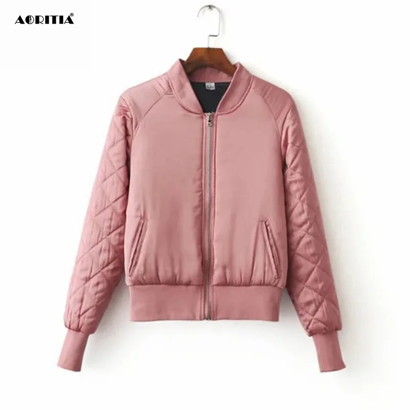 2018 Spring Winter Bomber Jacket Women Aviator Jacket Army Green Baseball Jackets Chaquetas Mujer Jaqueta Feminina Coat Women