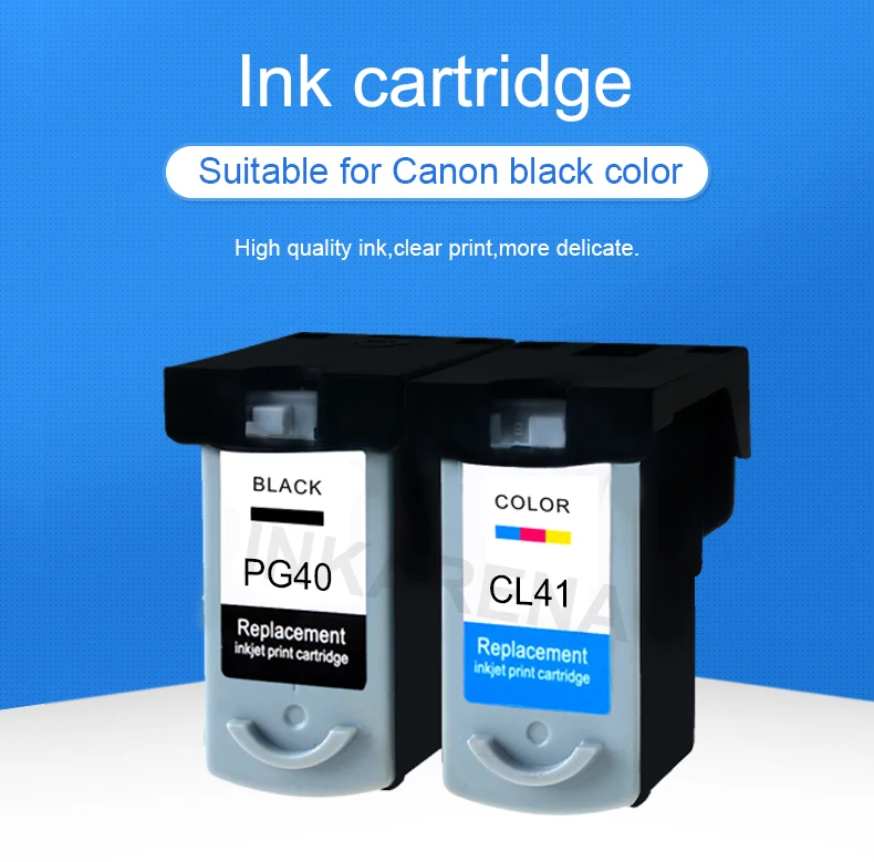 INKARENA PG-40 CL-41 чернильный картридж для принтера Canon PG40 CL41 Black& Цвет для Canon PIXMA MP160 MP140 MP450 MX300 MX310 IP1600 IP1900