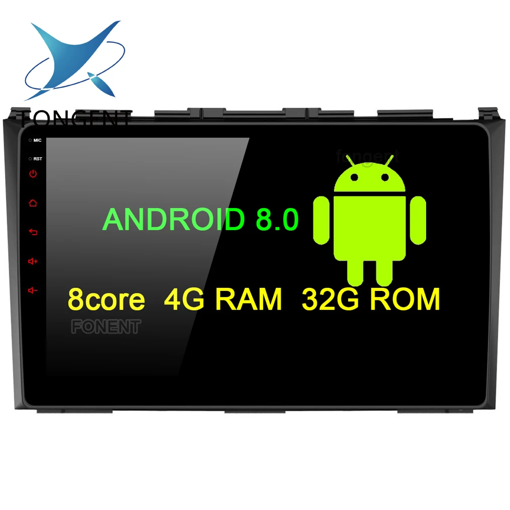 

Fongent 9" Android 8.0 Car GPS Radio Player for Honda CRV 2006 2007 2008 2009 2010 2011 with Auto Stereo Multimedia Video DAB+