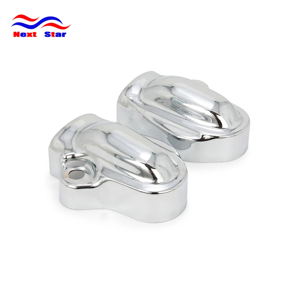 Motorcycle Black Chrome Rear Axle Cover Side Protector Guard Fits For