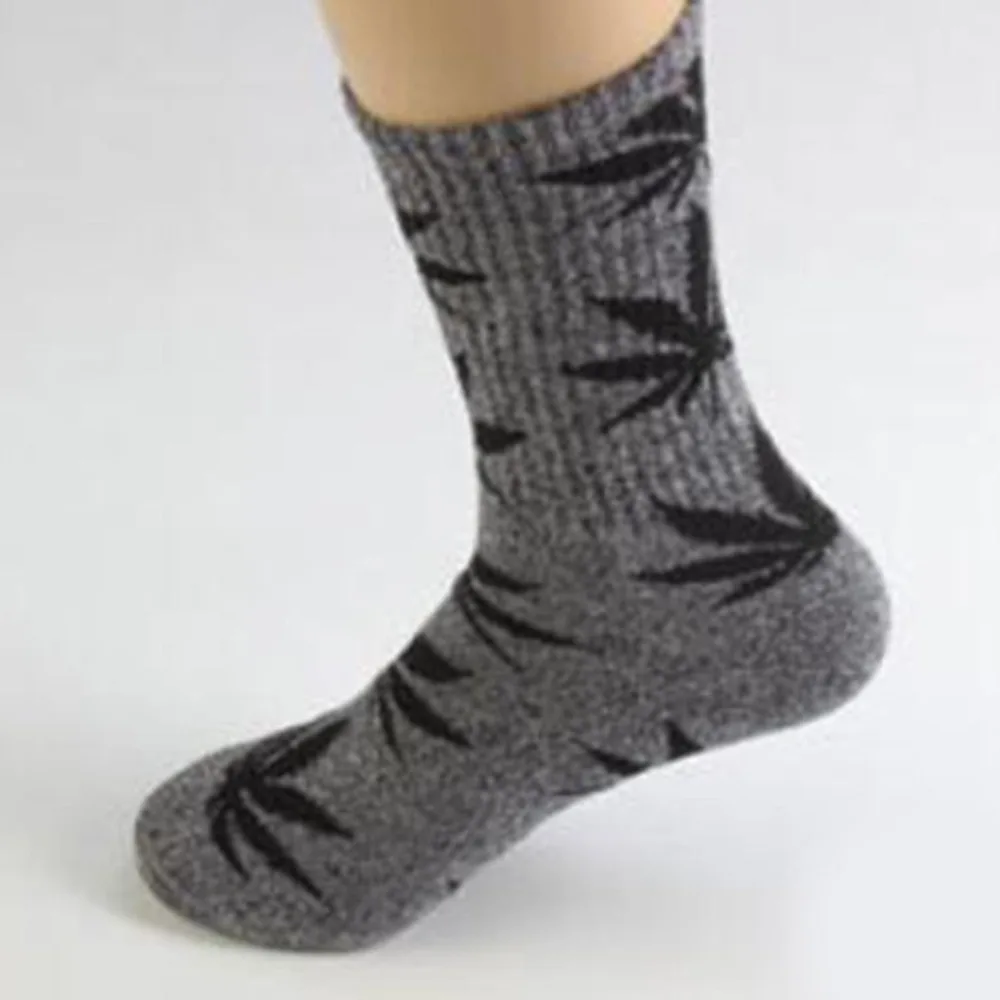 Принт &quotКленовый лист&quot носки мягкие Chaussettes Femmes хлопковые противоскользящие по