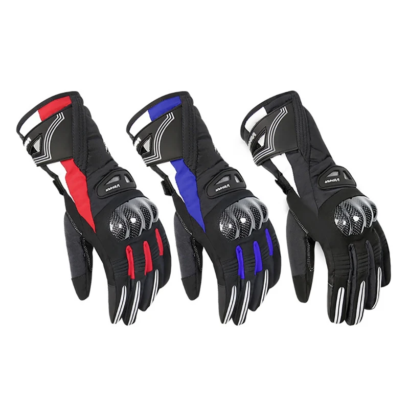 

Cycling Gloves Full Finger Thick Thermal Touch Screen Waterproof Windproof Motorcycle Riding Protective Glove