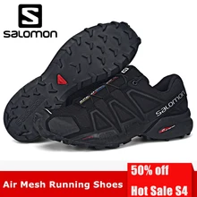 2018 Original Salomon Shoes zapatos hombre men Speed Cross 4 CS III Sneakers Men Speedcross running Sport Shoes Fencing Shoes