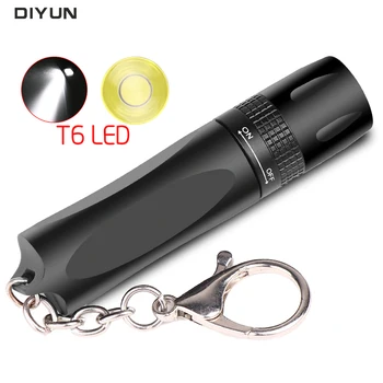 

3800Lumens MINI Super bright LED Flashlight lamp T6 LED Torch Powered by AA/14500 battery use for outdoor camping