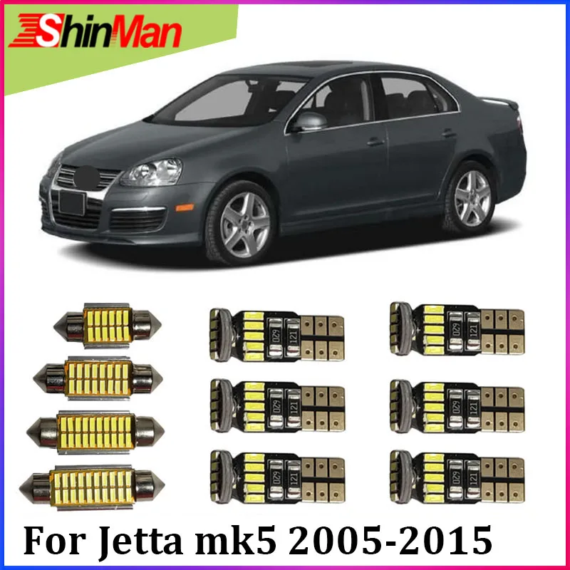 ShinMan 13x светодиодный светильник для автомобиля салона ing Volkswagen Jetta MK5 MKV интерьера