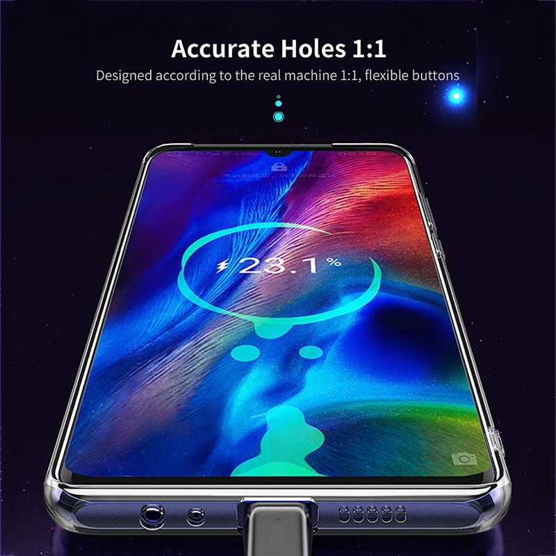 Роскошный прозрачный силиконовый мягкий чехол Oppselve из ТПУ для Huawei P30 Pro P20 Lite P Smart