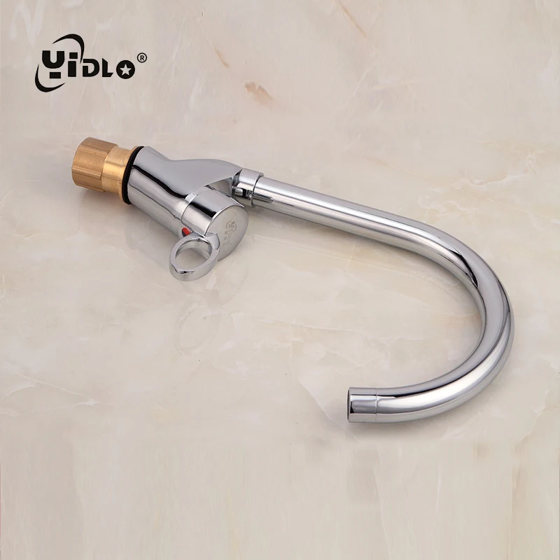 Kitchen Sink Basin Faucet Fashion Key Ring Handle Faucet 360 Degree Swivel Mixer Water Tap Type Seven Pipe Silvery Brass Faucets Kitchen Sink Basin Faucet Fashion Key Ring Handle Faucet 360 Degree Swivel Mixer Water Tap Type Seven Pipe Silvery Brass Faucets