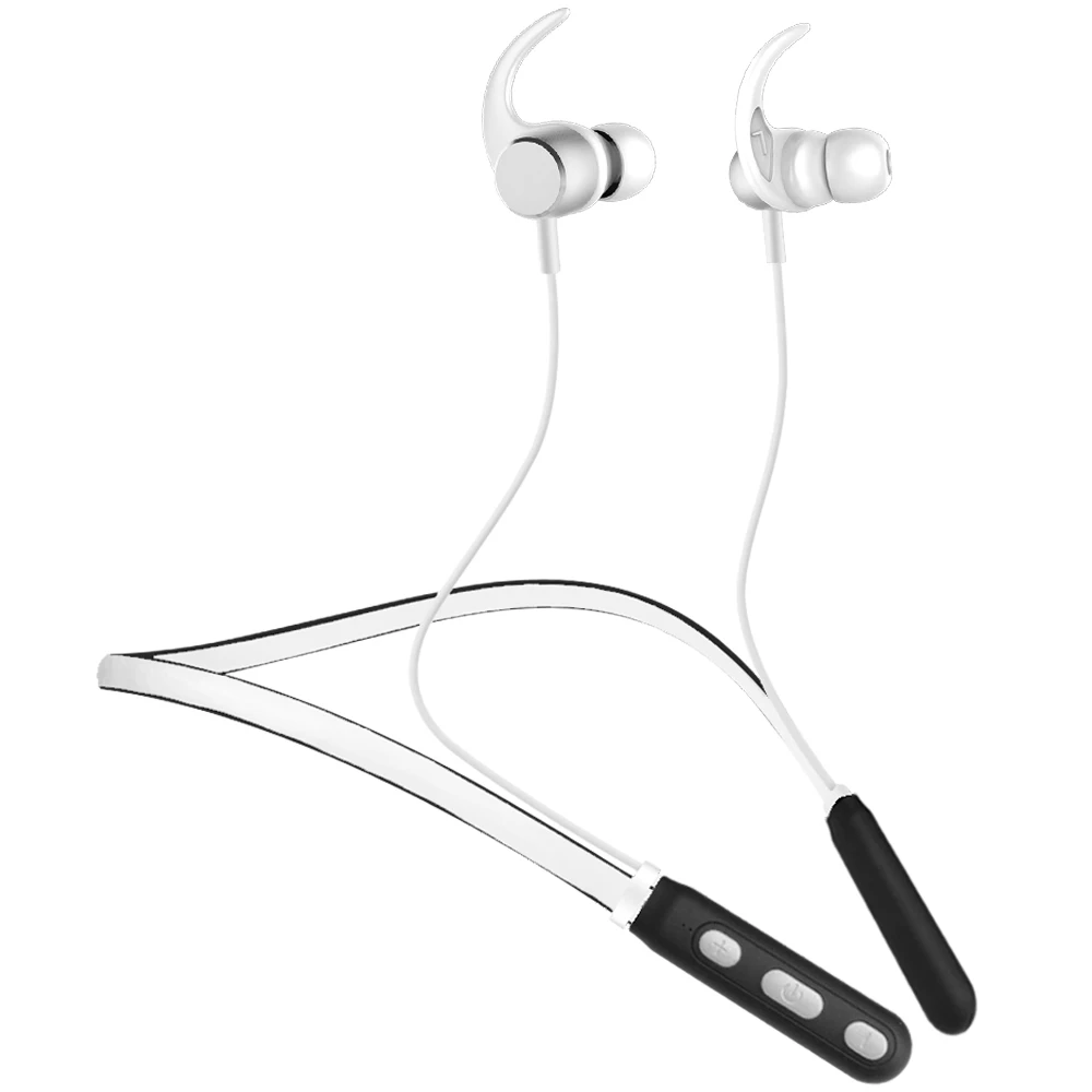 Sports wireless headphones, dual stereo microphones for a wide range of smartphones and Bluetooth devices, ultra-long stand