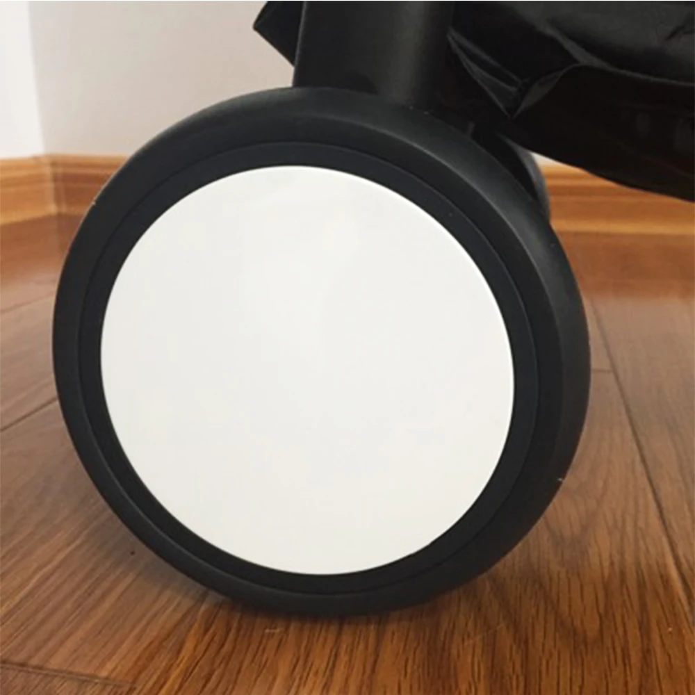 Premium Baby Stroller Replacement Rubber Wheels with Installation Tools