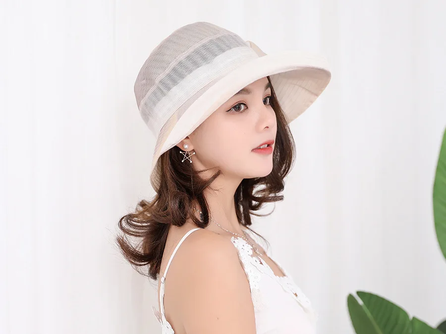 Новая мода цветочный принт летние шляпы для женщин Путешествия головной убор пляжная кепка s козырьки шляпа, Панама для защиты от солнца девушки соломенная Кепка
