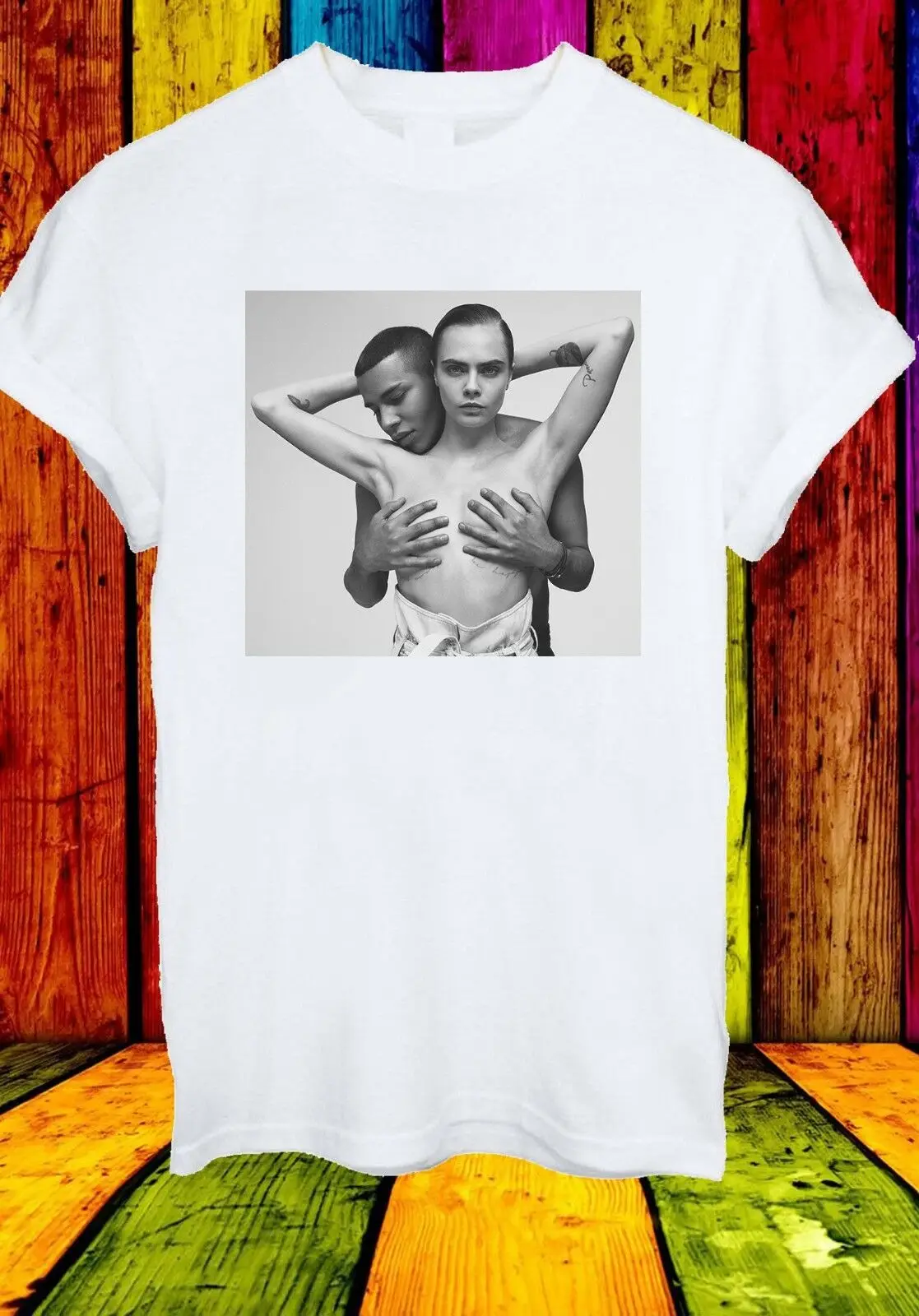 

Cara Delevingne Olivier Rousteing Janet Jackson Men Women Unisex T-shirt 2759