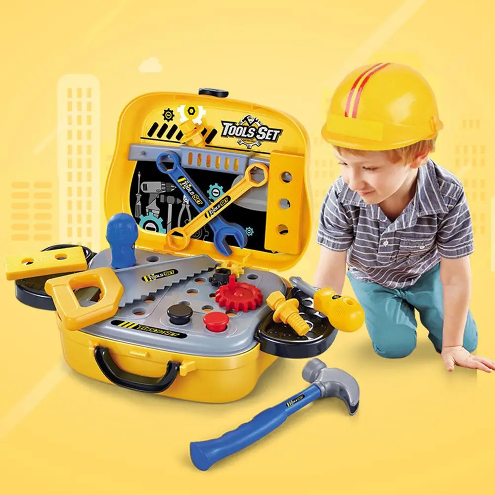 2018 анти-стресс игрушка ролевые игры детские инструменты для ремонта игры игровой чемодан симулятор детская пластмассовая игрушка набор