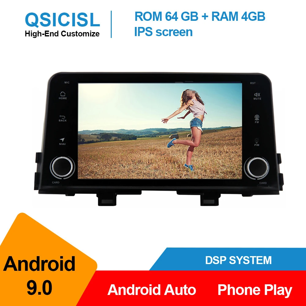 Новый Android 9 0 IPS 8 &quot4 Гб + 64 ГБ Автомобильный мультимедийный плеер для Kia Picanto Morning car