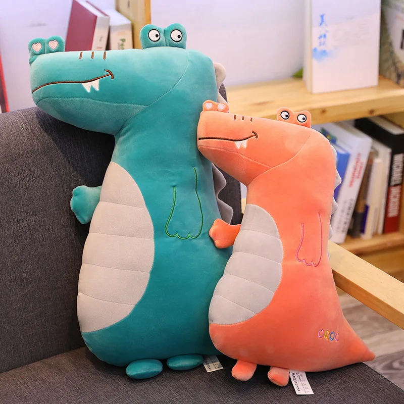 

38/55/70cm Cute Cartoon Crocodile Plush Toys Stuffed Soft Animals Plush Cushion Pillow Doll Home Decoration Gift for Children