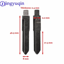 jingyuqin 1p Car Replacement Remote Blank Flid Folding Key Blank For Suzuki Swift Replacement Uncut Blade