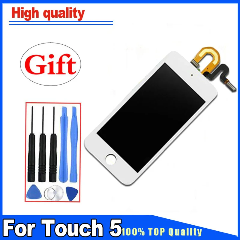 

4.0" For iPod Touch 5 5th White Black LCD Display Touch Screen Digitizer Replacement Assembly With Free Repair Tools Set