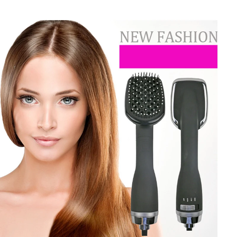 

CHJ Hair Dryer Comb Ionic Wet Hair Straightening Dryer Multi Color Hair Curler Brush Professinal Salon hair Styler Brush
