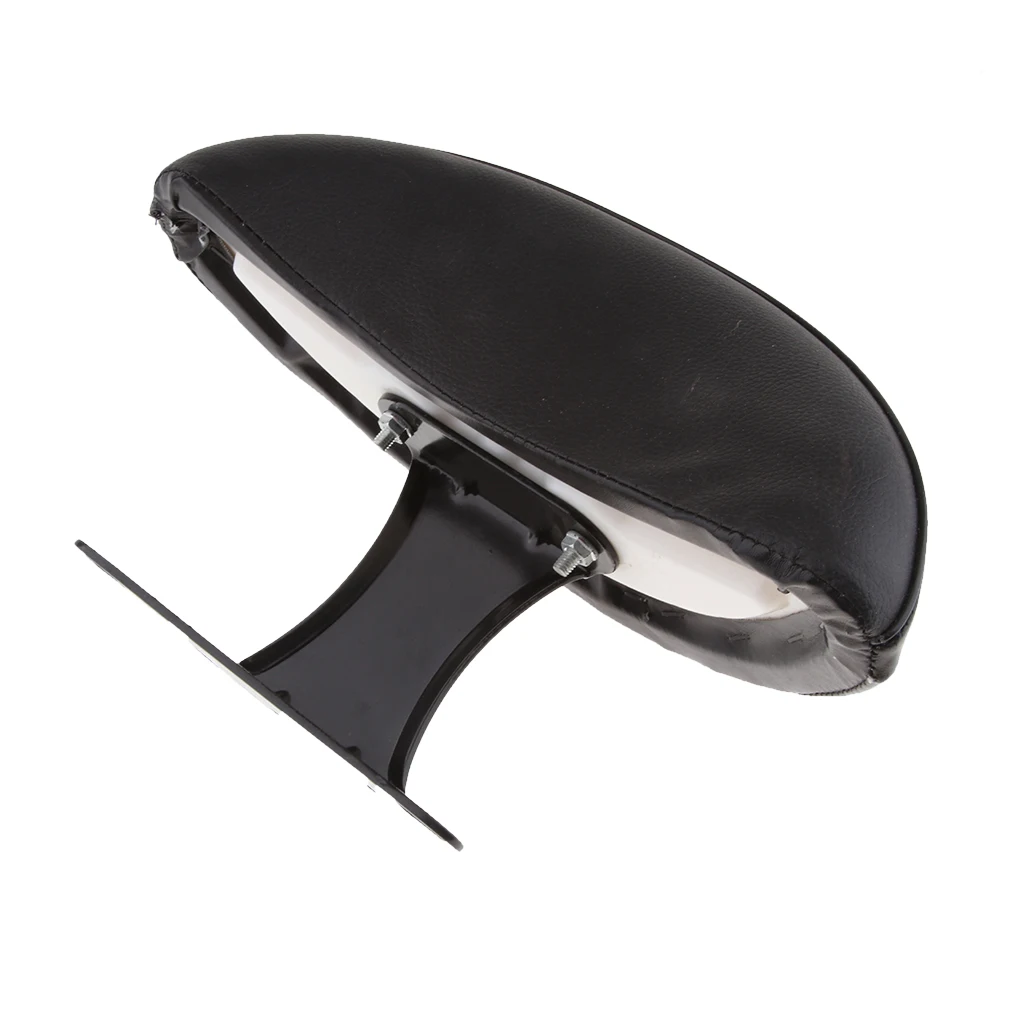 

Black Motorcycle Sissy Bar Rear Passenger Back Rest Backrest Pad Soft and Comfortable