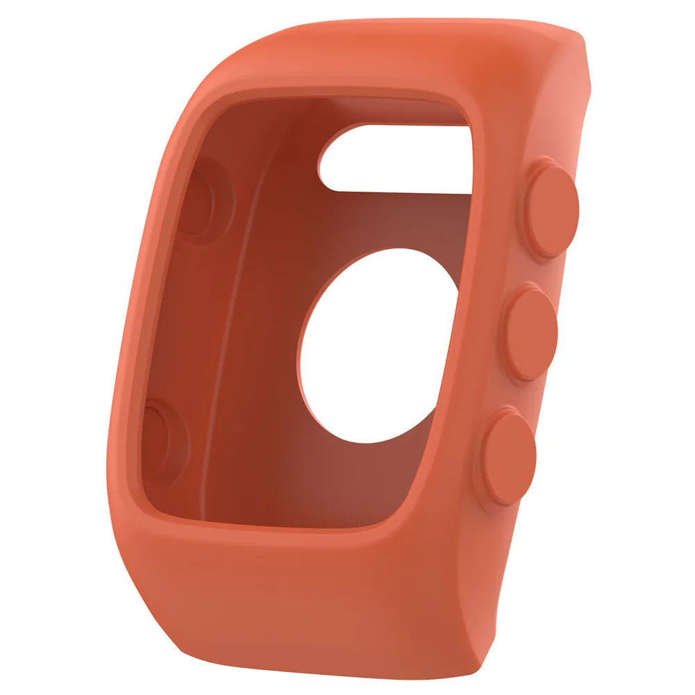 Горячая Распродажа, Смарт-часы, мягкий силиконовый чехол для POLAR M400, цветной прочный защитный корпус, идеально подходит для браслета polar m 430 - Цвет: Orange