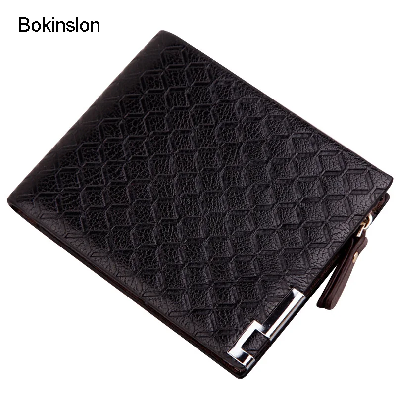 Bokinslon Wallet Men's Purse Fashion Casual Wallet Brand Men Business