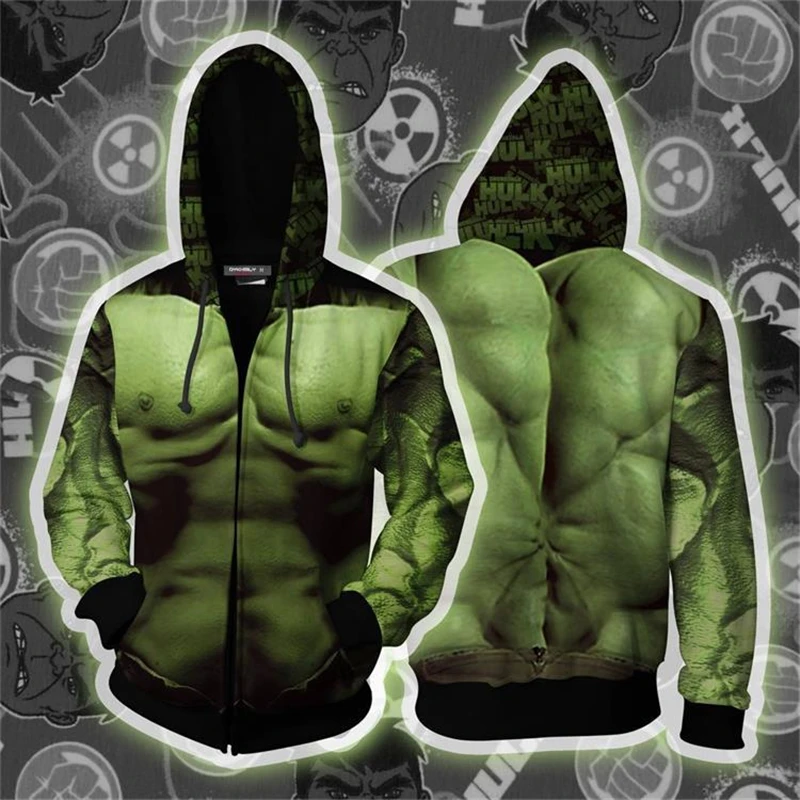 Avengers Endgame Quantum Realm Superhero Iron Man Doctor Strange Vision The Hulk Zipper Hoodies Sweatshirt Superhero Hoodie 5xl
