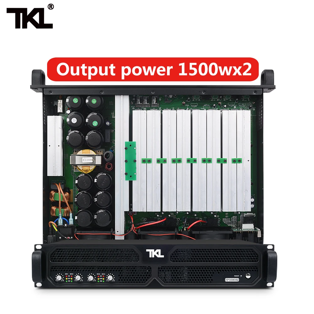 TKL PH2 power amplifier 2 channels 1300w x2 Professional power amplifier subwoofer supply amp Stage DJ