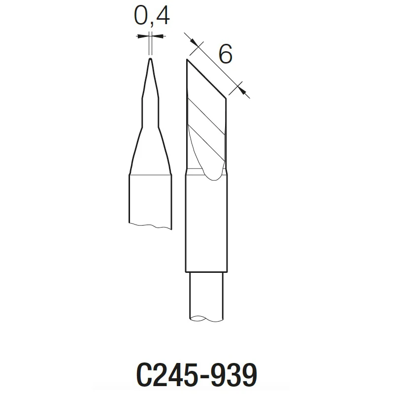 

JBC C245-939 soldering tips for CD-2BE soldering station