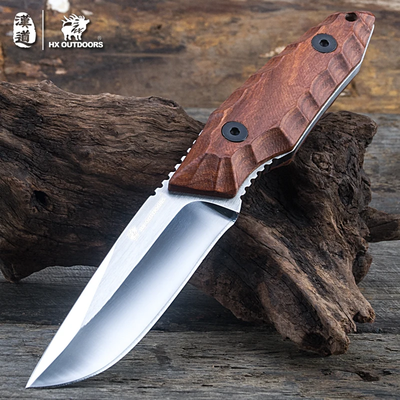 

HX OUTDOORS brand Viper straight knife newlest knife handle 5Cr15Mov blade knife camping hand tools Survival Gear knives