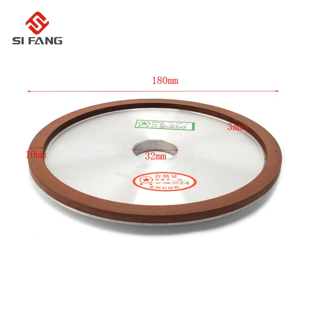 

180MM D1 Diamond Grinding Wheels for sharpening Grinding Dish Wheels 150 grain For Milling Cutter Tool power tool Accessories
