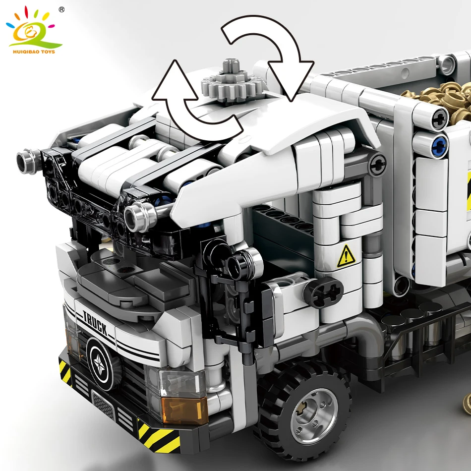 Günstige 799Pcs Technik Engineering Lkw Bausteine kompatibel Legoingly Technic Fahrzeug Auto Steine Pädagogisches DIY Spielzeug Kinder