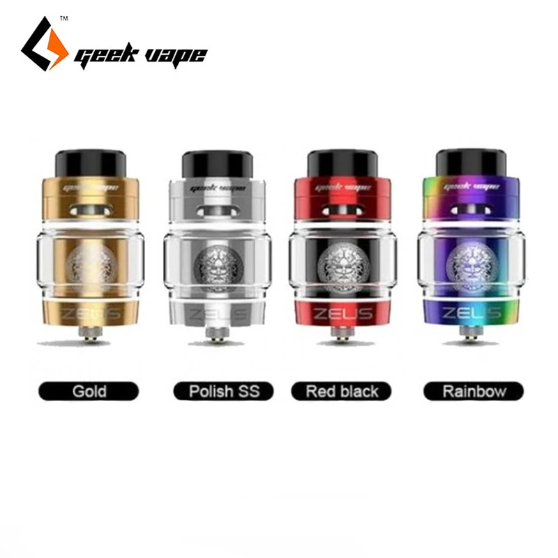 Оригинальный атомайзер Geekvape Zeus Dual RTA 4 мл электронная сигарета с одной и двойной