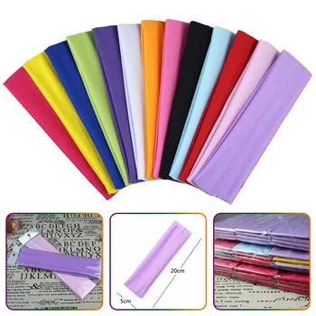 

Women's Yoga Hair Band sports Headband Women men Cotton Knotted Turban Head Warp Hair Band Wide Elastic Yoga Sport Headband