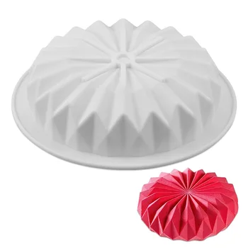 

Origami Cake Mold For Baking Dessert Mousse Silicone 3D Mould Silikonowe Moule Pastry Chocolate Pan Fondant Bakeware