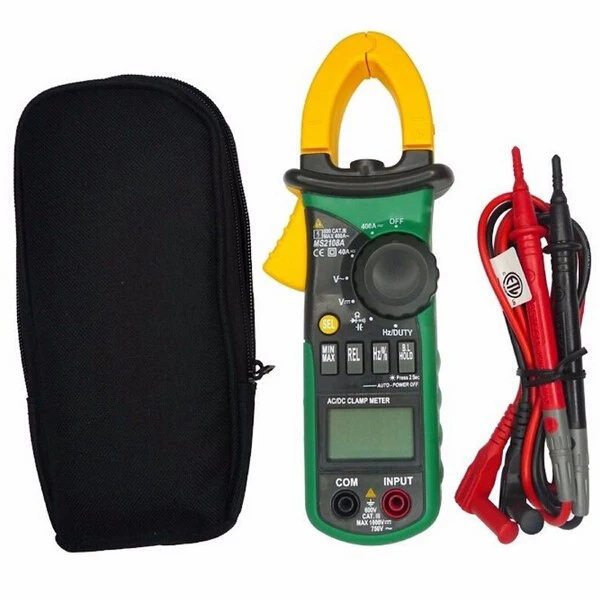 

AC/DC Current Voltage Capacitor Resistance Tester Professional Multifunction Digital Clamp Pincers Meter Auto range Multimeter