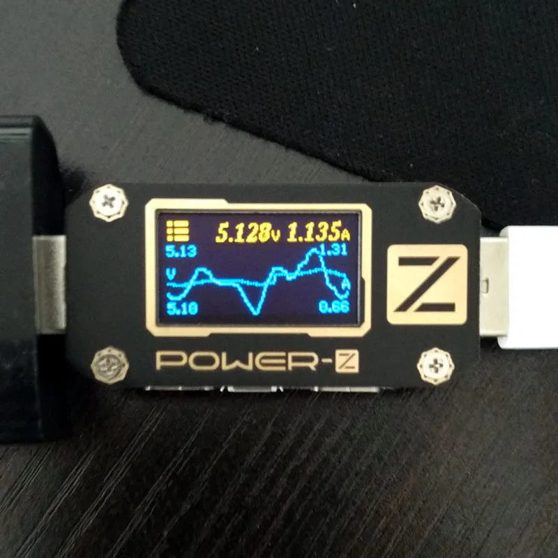 

USB PD3.0 QC4.0 Tester Voltage Current Ripple Dual Type-C Meter Tools CLH@8