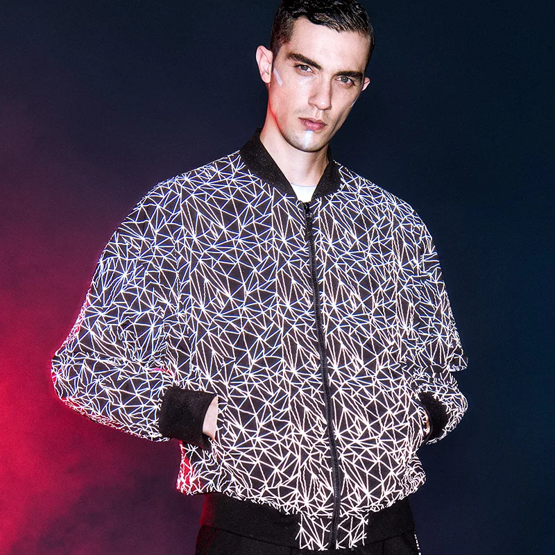 Beverry Fashion Night Reflective Jacket Men Safe Running Men Bomber Jacket Cycling Coat Tactical Jackets Beverry Fashion Night Reflective Jacket Men Safe Running Men Bomber Jacket Cycling Coat Tactical Jackets