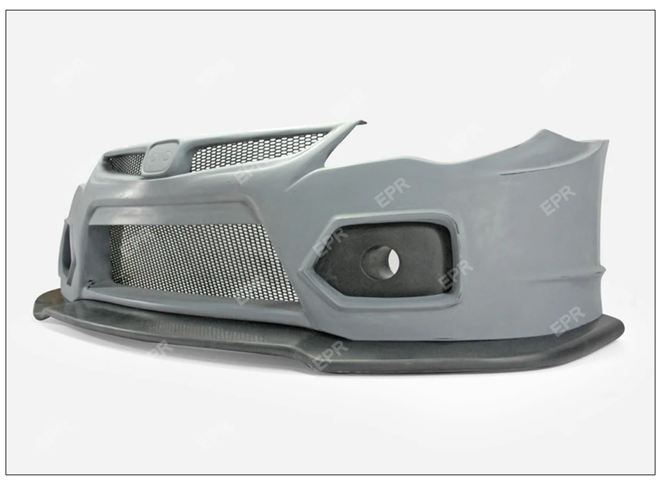 FRP передний бампер для Honda Civic FD2 EPA стиль широкий бампер(с воздуховодом 3 шт.) обвес Tirm тюнинг часть для FD2 Civic Racing