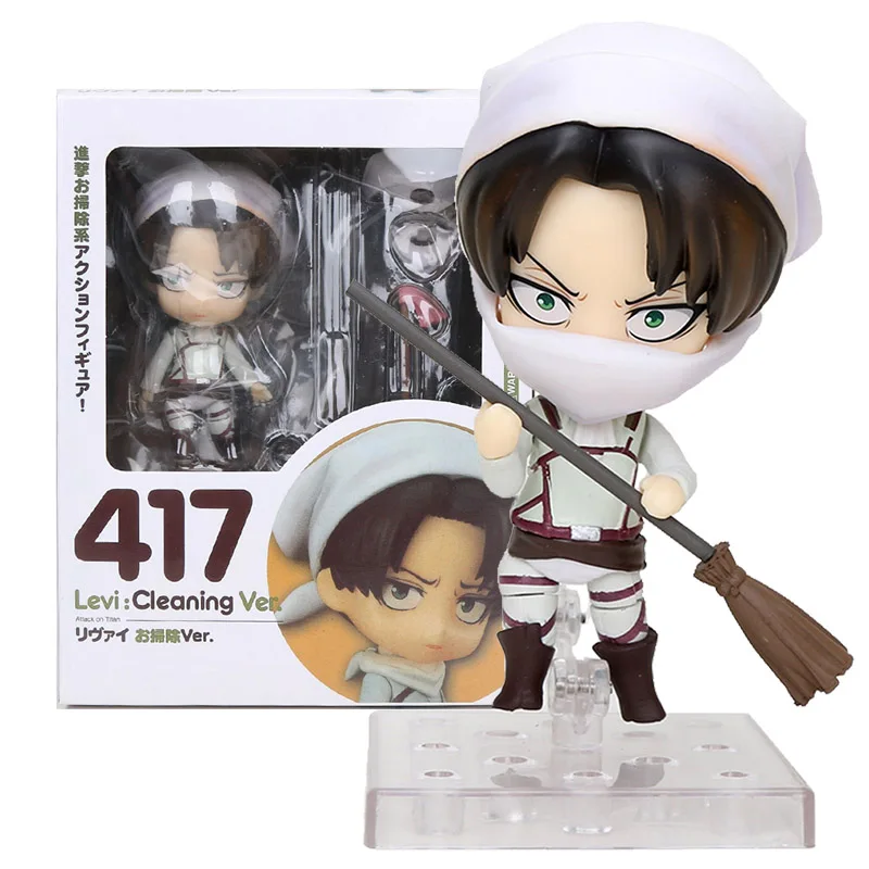 

Anime Attack On Titan 417# Levi Cleaning Version PVC Action Figure Resin Collection Model Toy