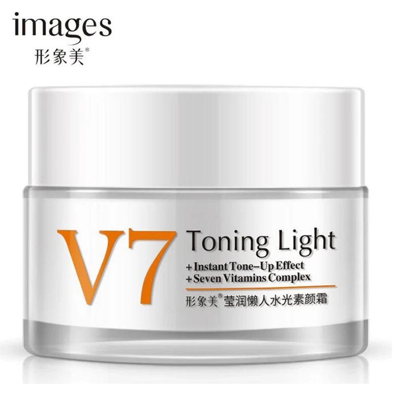 IMAGES V7 Toning Light Face Cream Moisturizing Whitening Anti aging