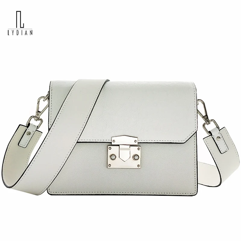 

Leather Bag Strap Handbag 2018 Summer Europe United States Fashion New Simple Shoulder Bag Lock Buckle Messenger Small Flap Bag