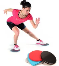 Round Rapid Slimming Plate Body Building Slip Pad Plastic Gliding Disc Slide Balance Board Fitness Equipment